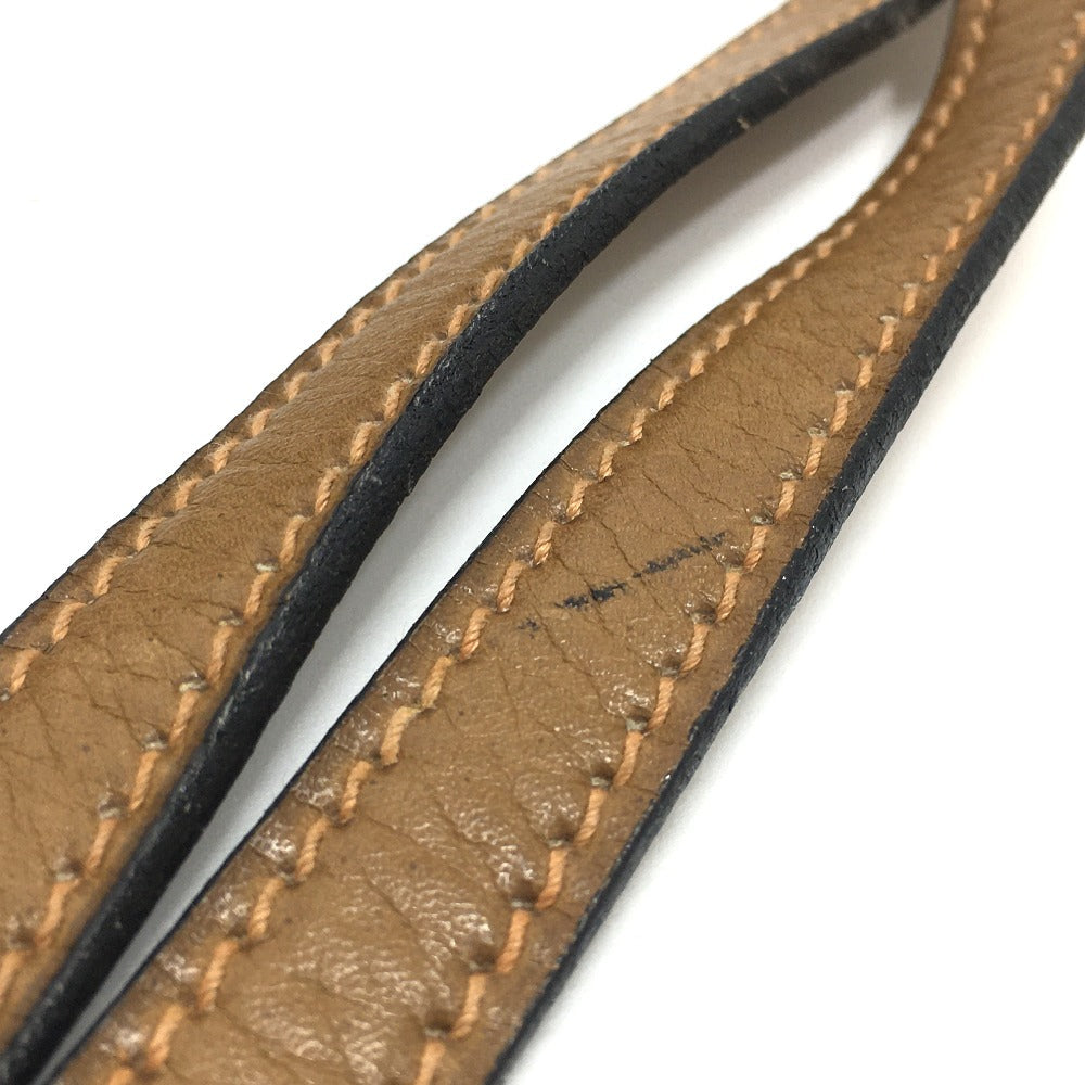 GUCCI Shoulder Bag 067 GG canvas / leather Brown Micro GG Old Gucci Women Used Authentic