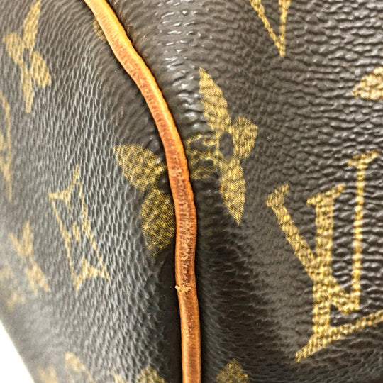 LOUIS VUITTON Shoulder Bag M51115 Monogram canvas Brown Monogram Flannery PM Women Used Authentic