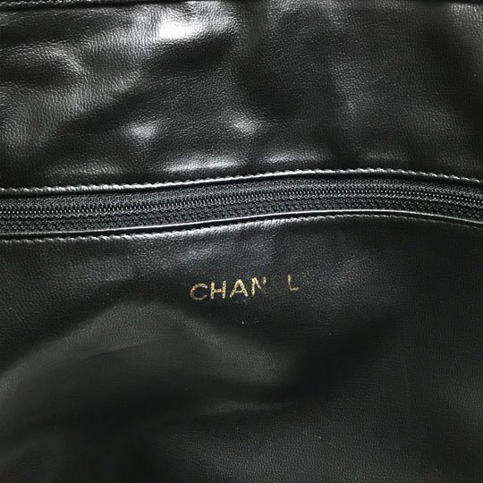 CHANEL Shoulder Bag Caviar skin black COCO Mark Coco ball Women Used Authentic