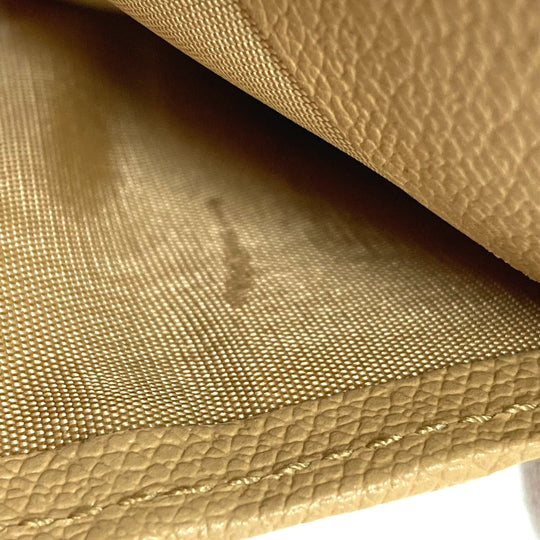 CHANEL Long Wallet Purse A20905 leather beige CC COCO Mark W Hook Wallet  Women Used Authentic