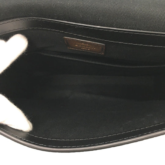 Berluti Shoulder Bag PVC canvas / leather black Flaneur Small mens Used Authentic