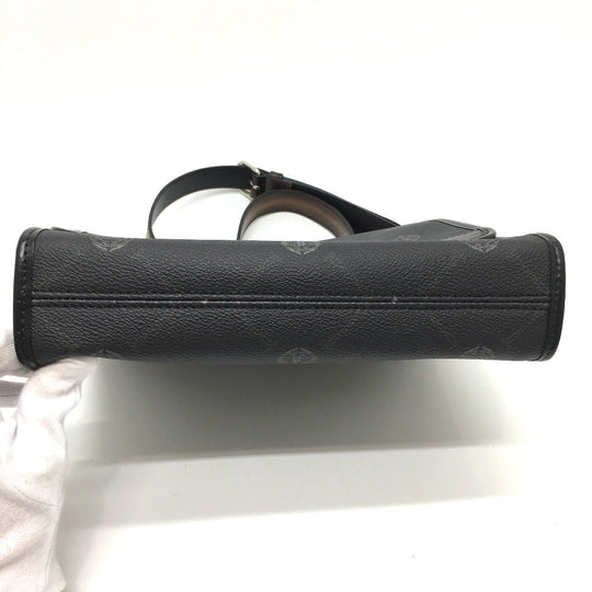 Berluti Shoulder Bag PVC canvas / leather black Flaneur Small mens Used Authentic