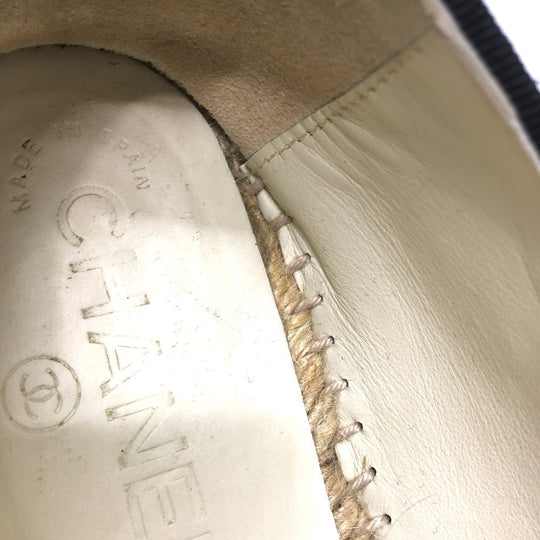 CHANEL Slip-on G29762 Patent Leather, Sequins black CCCOCO Mark 16C sequins Women 37 Used Authentic