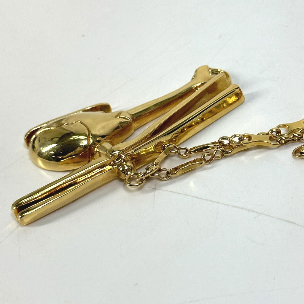 LOUIS VUITTON Necklace MP0329 Gold Plated gold Accessories helicopter