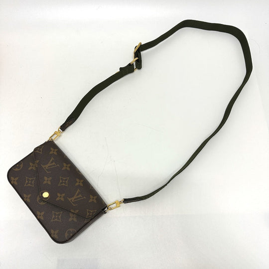 LOUIS VUITTON Shoulder Bag M80091 Monogram canvas Brown Monogram Multi Pochette Felicie
