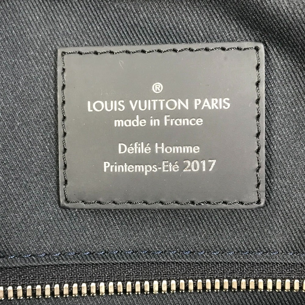 LOUIS VUITTON Tote Bag M54127 Monogram savanna canvas Navy Monogram savanna Jake and Dinos Chapman mens Used Authentic