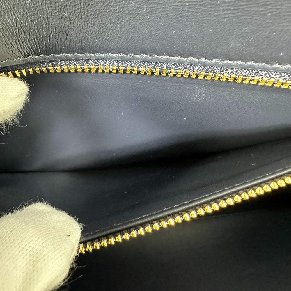 Christian Dior Shoulder Bag leather black heart 30 MONTAIGNE