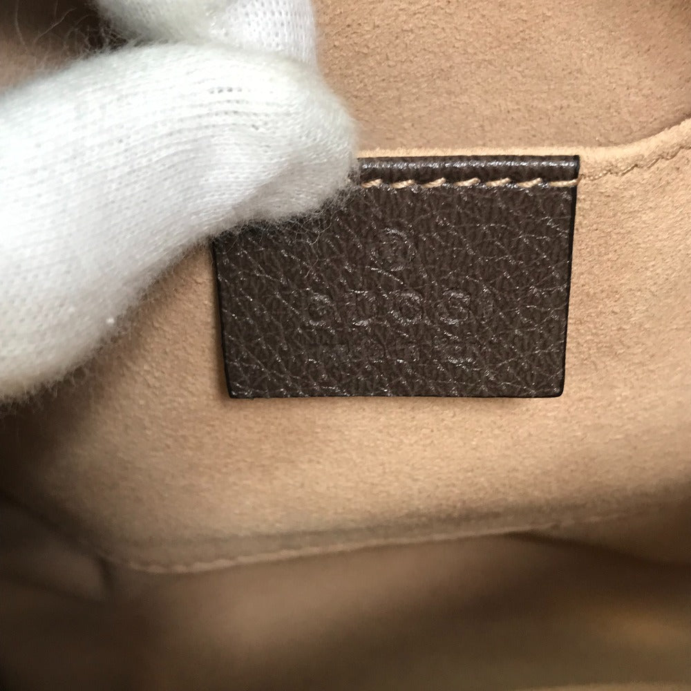 GUCCI Waist bag 517076 GG Supreme Canvas beige Sherry line OPHIDIA OPHIDIA Women Used Authentic