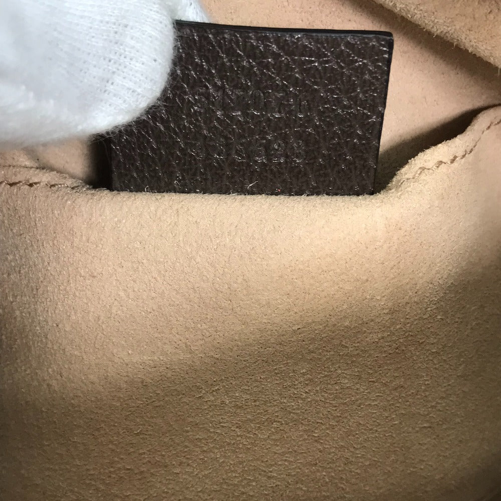 GUCCI Waist bag 517076 GG Supreme Canvas beige Sherry line OPHIDIA OPHIDIA Women Used Authentic