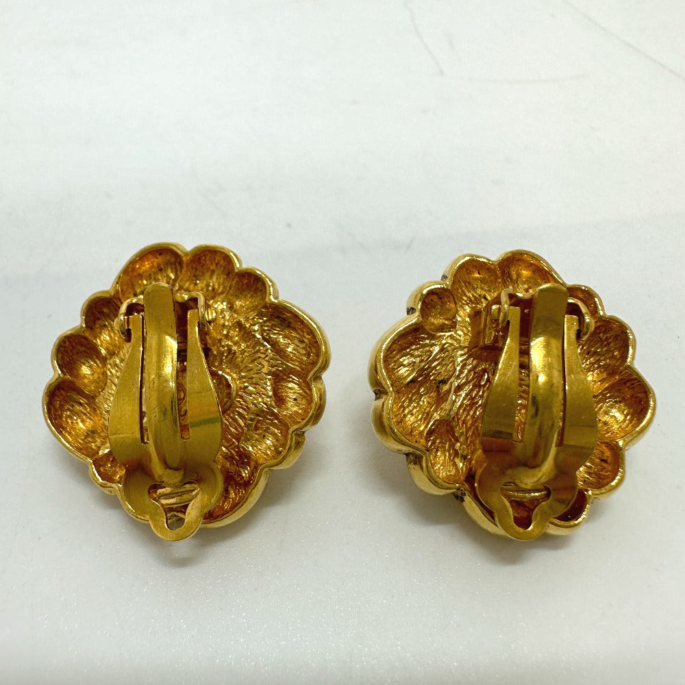 CHANEL Earring Fake Pearl / Gold Plated gold Fake pearl