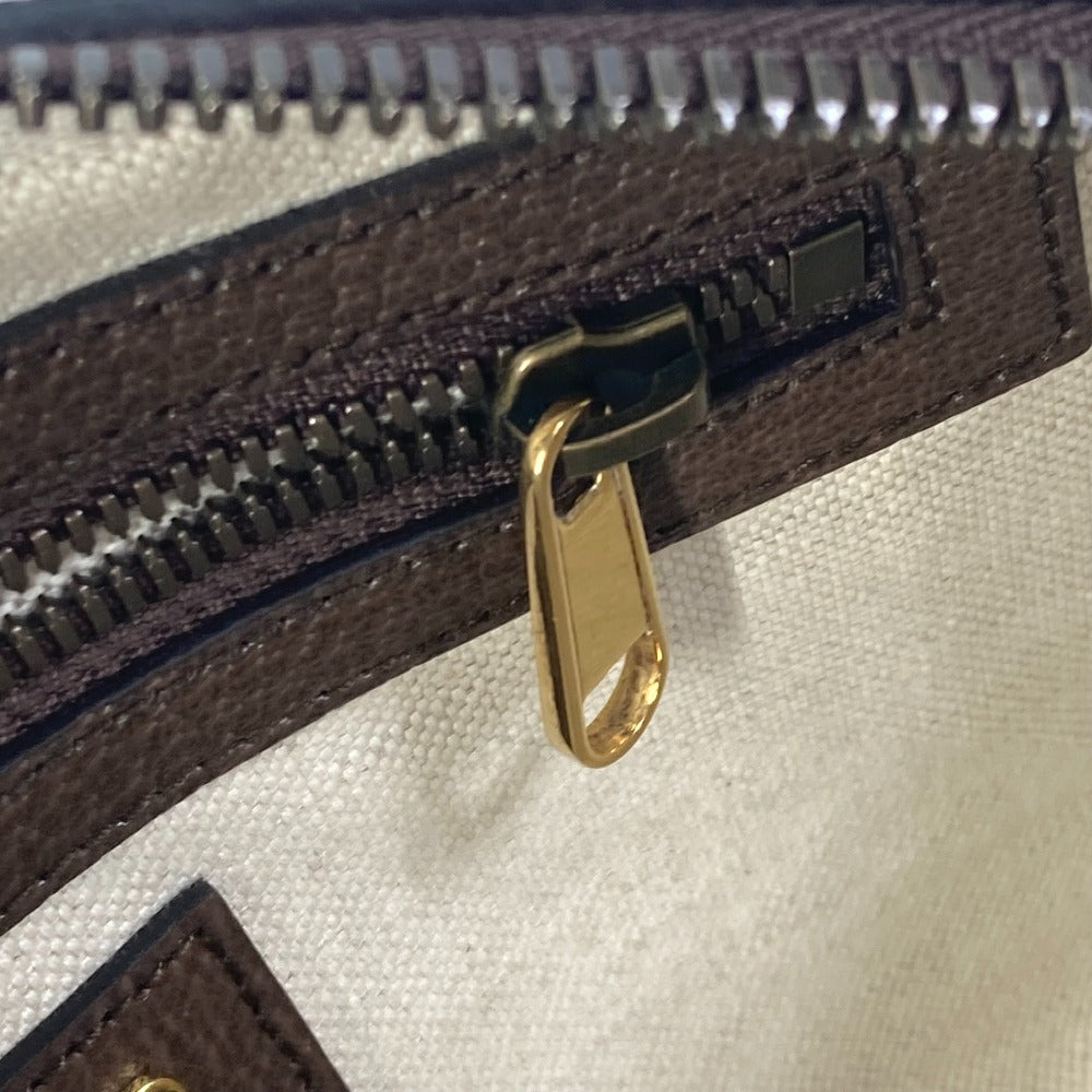 GUCCI Sling bag 602695 leather Brown cross bag belt bag 100th anniversary logo