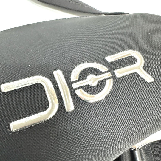 Dior Shoulder Bag Leather / nylon black Hajime Sorayama collaboration Roller bag