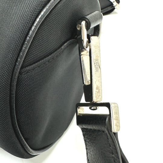 Dior Shoulder Bag Leather / nylon black Hajime Sorayama collaboration Roller bag