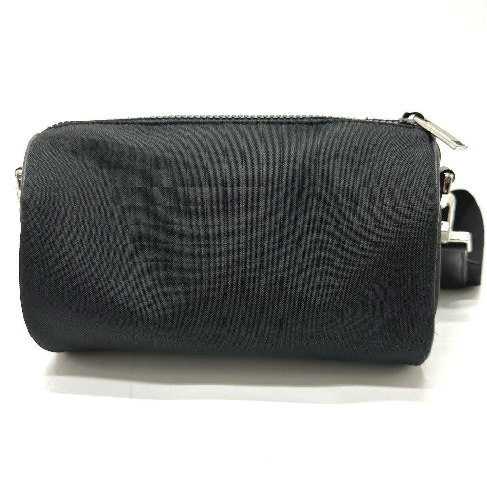 Dior Shoulder Bag Leather / nylon black Hajime Sorayama collaboration Roller bag