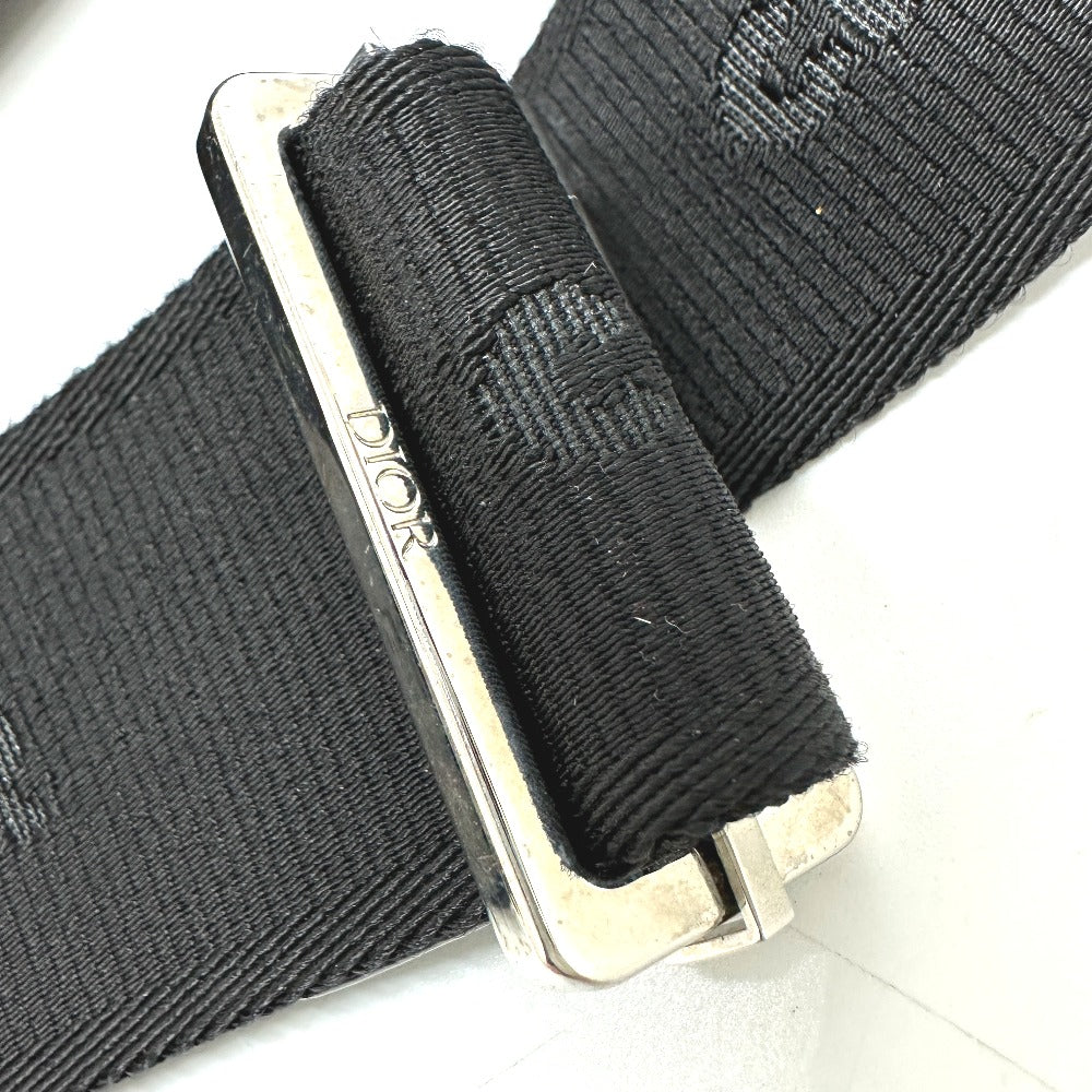 Dior Shoulder Bag Leather / nylon black Hajime Sorayama collaboration Roller bag