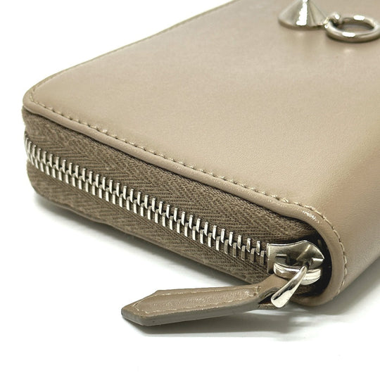 FENDI Long Wallet Purse 8M0299 leather beige By the way