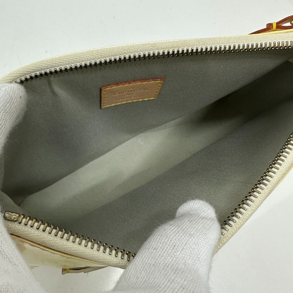 LOUIS VUITTON Shoulder Bag M91333 Monogram Vernis white Monogram Vernis mallory square