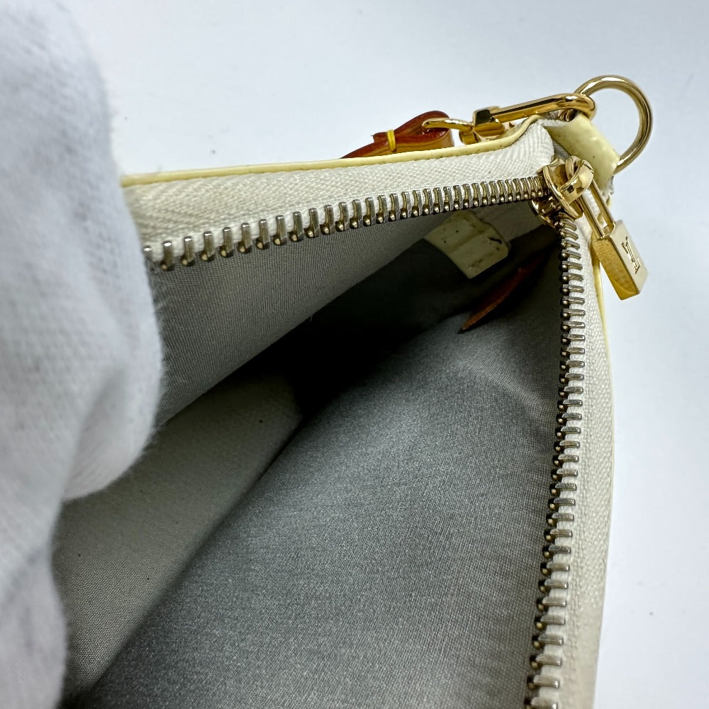 LOUIS VUITTON Shoulder Bag M91333 Monogram Vernis white Monogram Vernis mallory square