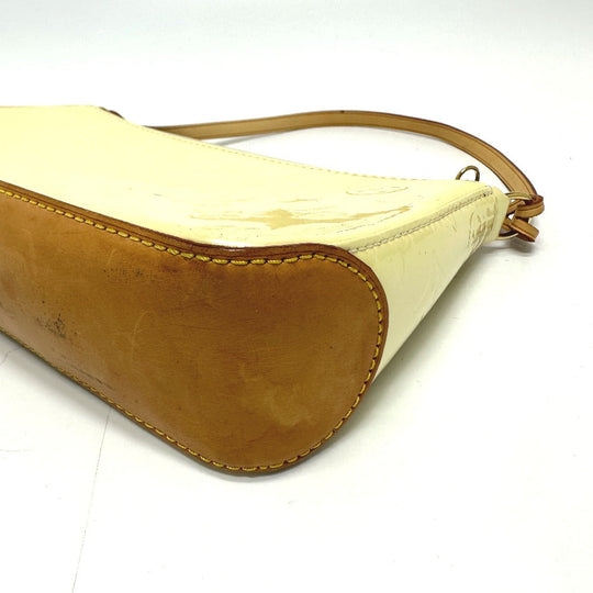 LOUIS VUITTON Shoulder Bag M91333 Monogram Vernis white Monogram Vernis mallory square