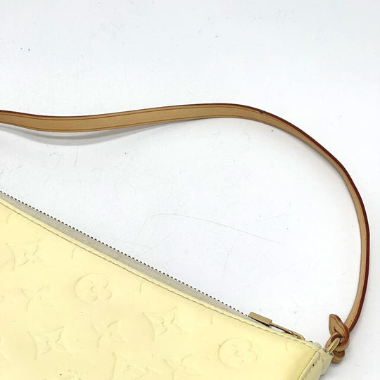 LOUIS VUITTON Shoulder Bag M91333 Monogram Vernis white Monogram Vernis mallory square