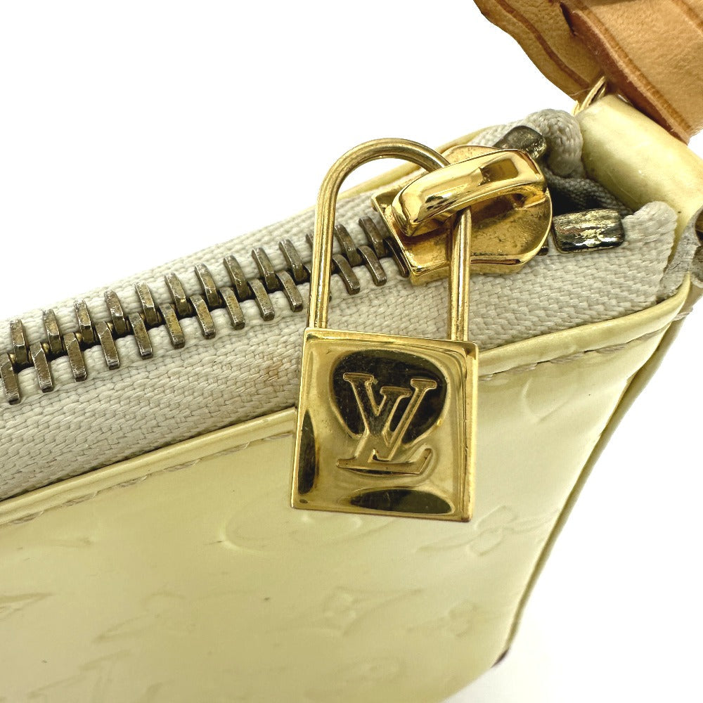 LOUIS VUITTON Shoulder Bag M91333 Monogram Vernis white Monogram Vernis mallory square