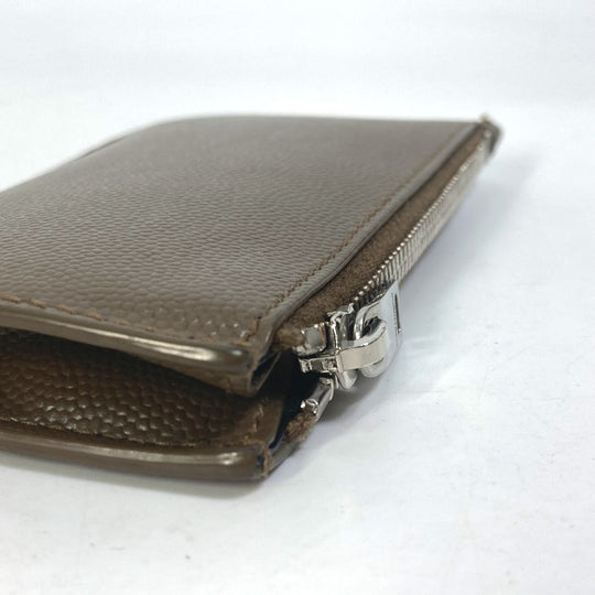 SAINT LAURENT PARIS Coin case 609362 leather Brown Compact wallet Fragment case mens Used Authentic