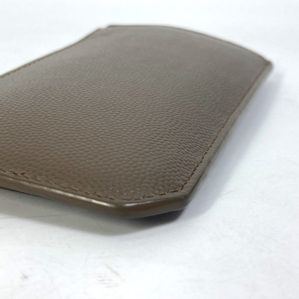 SAINT LAURENT PARIS Coin case 609362 leather Brown Compact wallet Fragment case mens Used Authentic