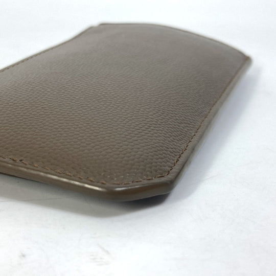 SAINT LAURENT PARIS Coin case 609362 leather Brown Compact wallet Fragment case mens Used Authentic