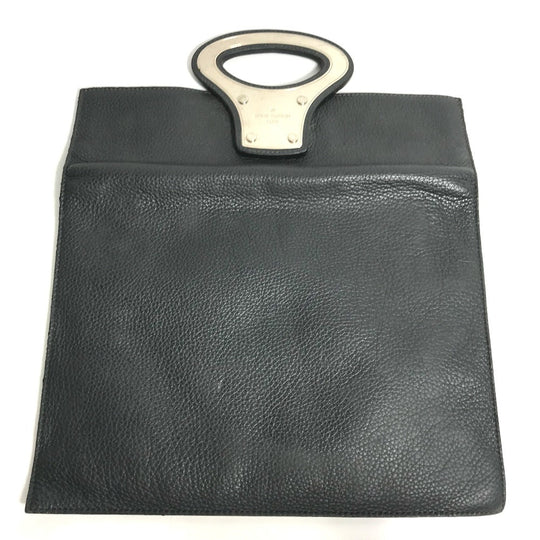 LOUIS VUITTON Clutch bag M48811 Taurillon Clemence Leather black Bag portfolio mens Used Authentic