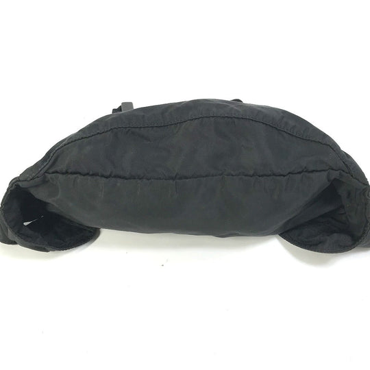 PRADA Sling bag Nylon black Triangle logo plate