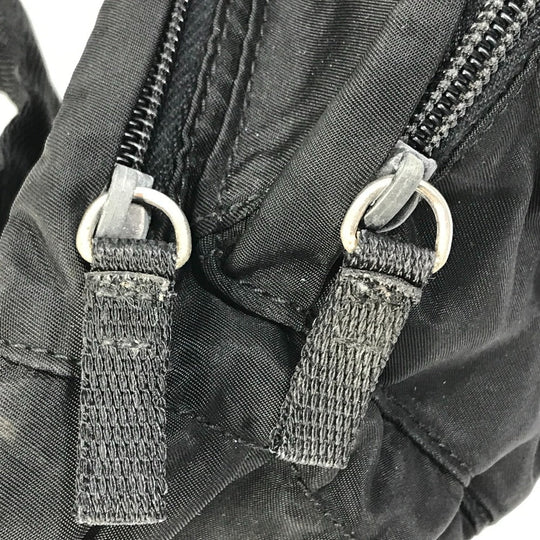 PRADA Sling bag Nylon black Triangle logo plate