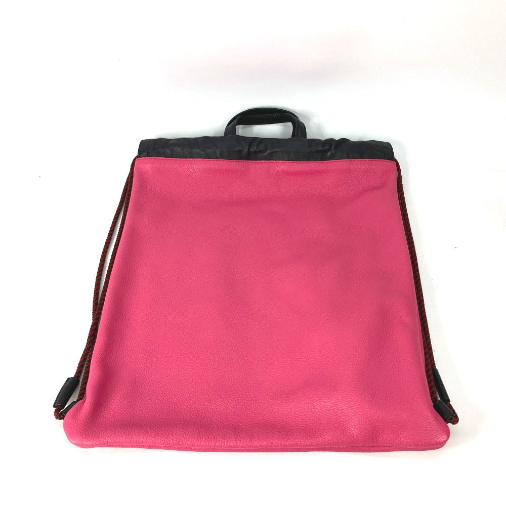 GUCCI Backpack 516639 leather pink Drawstring pouch included Drawstring backpack