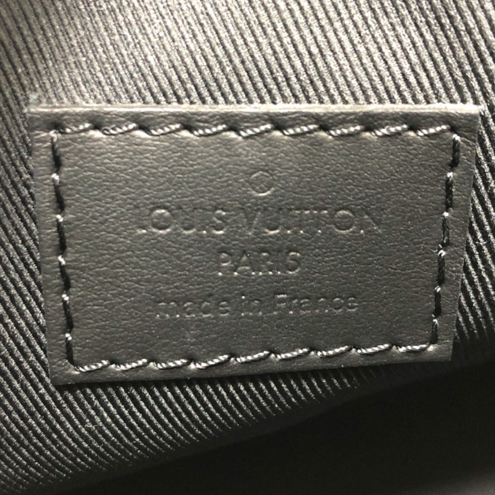 LOUIS VUITTON Boston Duffel bag M80950 Taurillon Clemence Leather black Aerogram Keepall XS Women Used Authentic