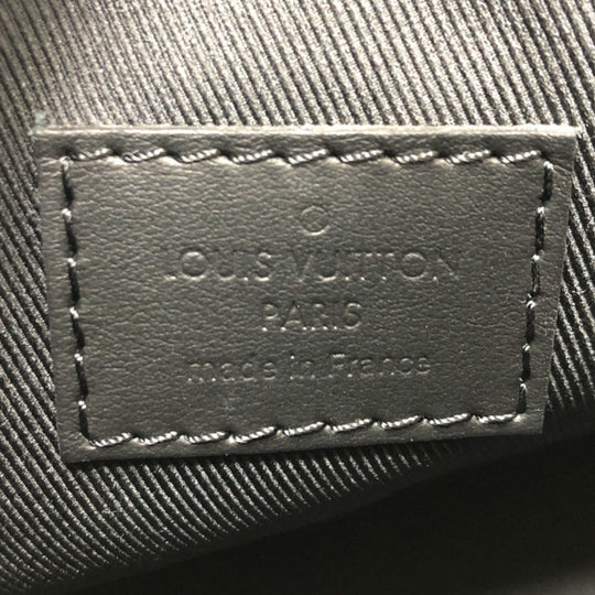LOUIS VUITTON Boston Duffel bag M80950 Taurillon Clemence Leather black Aerogram Keepall XS Women Used Authentic