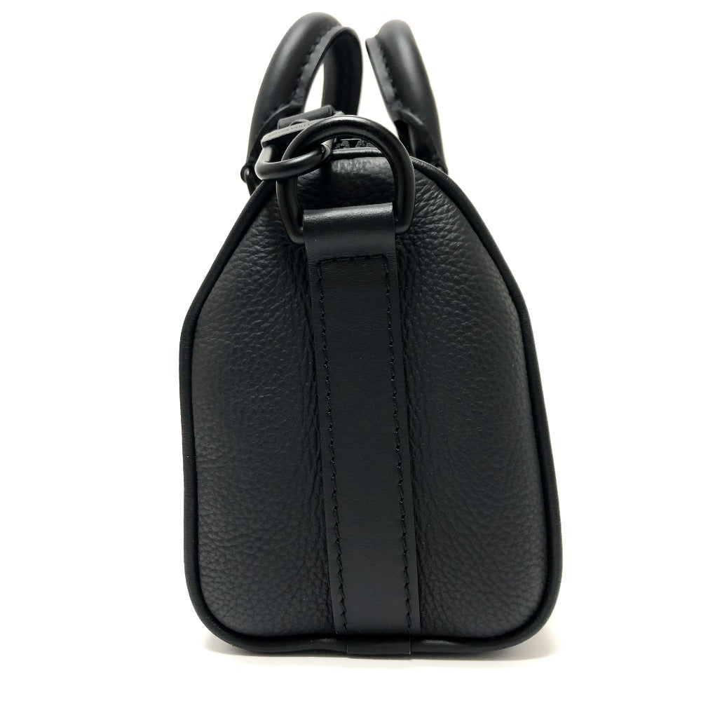 LOUIS VUITTON Boston Duffel bag M80950 Taurillon Clemence Leather black Aerogram Keepall XS Women Used Authentic