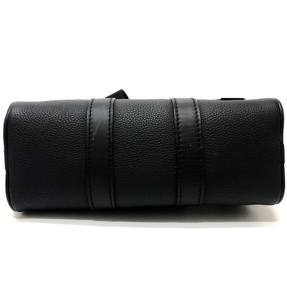 LOUIS VUITTON Boston Duffel bag M80950 Taurillon Clemence Leather black Aerogram Keepall XS Women Used Authentic