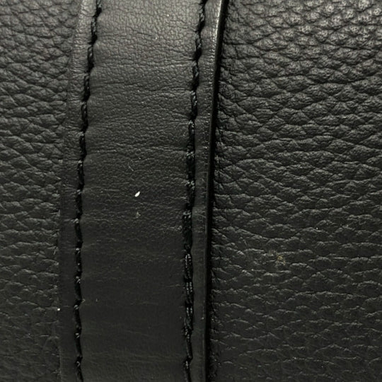 LOUIS VUITTON Boston Duffel bag M80950 Taurillon Clemence Leather black Aerogram Keepall XS Women Used Authentic