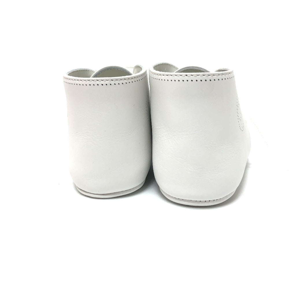 LOUIS VUITTON sneakers GI032D leather white Baby shoes Kids 18 Used Authentic