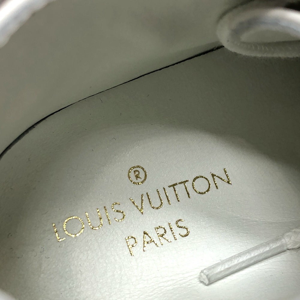 LOUIS VUITTON sneakers GI032D leather white Baby shoes Kids 18 Used Authentic