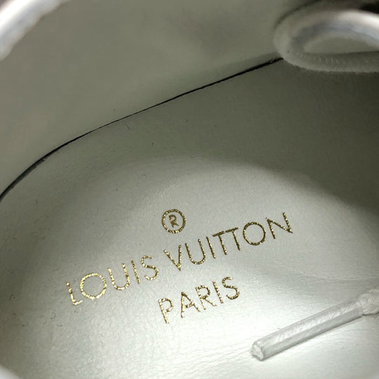 LOUIS VUITTON sneakers GI032D leather white Baby shoes Kids 18 Used Authentic