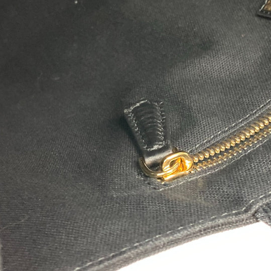 FENDI Shoulder Bag 8BH395 canvas black VERSACE collaboration FENDACE FENDACE Women Used Authentic