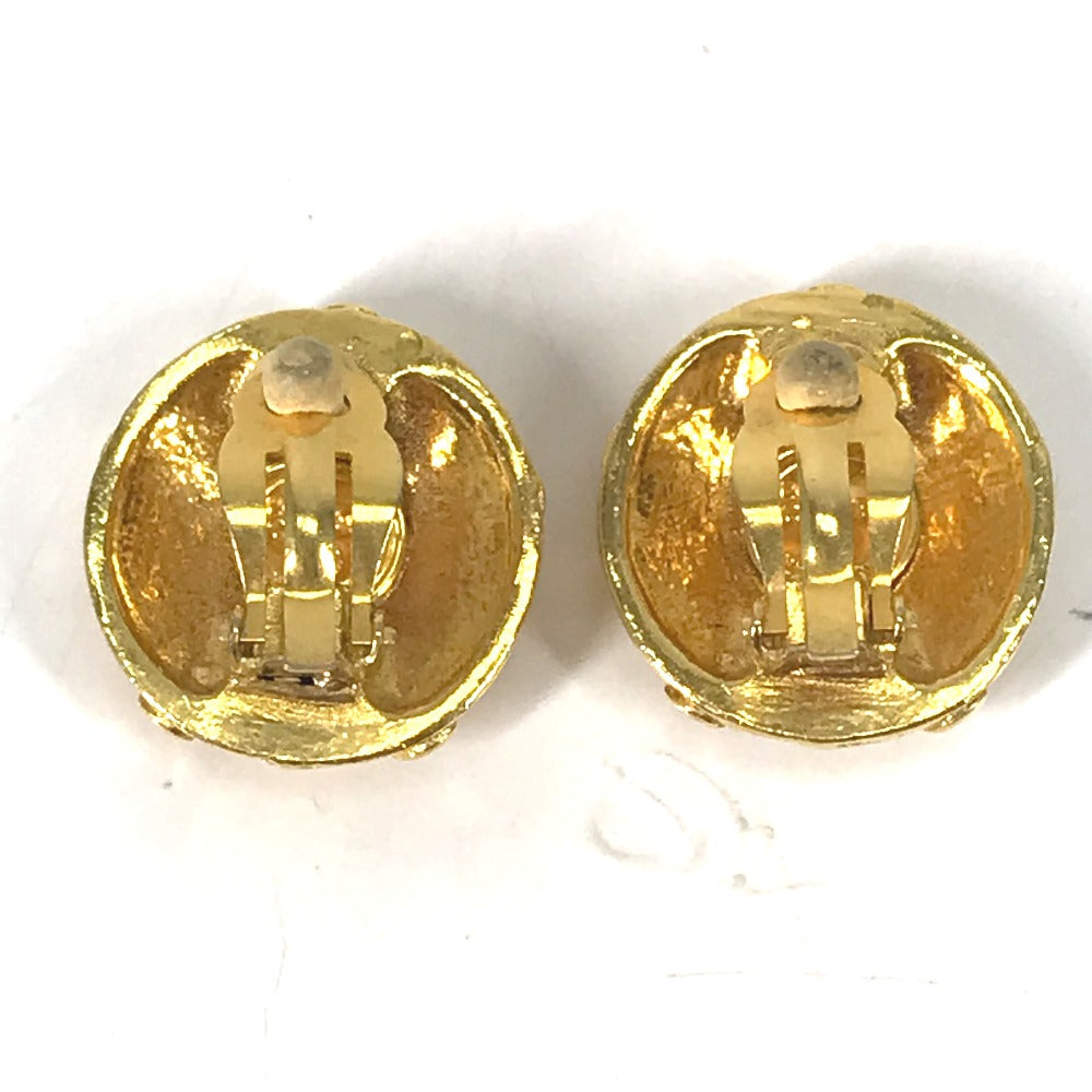 CHANEL Earring metal gold vintage CC COCO Mark Women Used Authentic