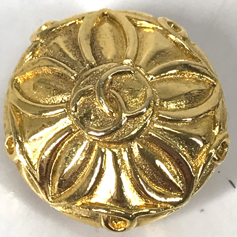 CHANEL Earring metal gold vintage CC COCO Mark Women Used Authentic