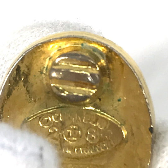 CHANEL Earring metal gold vintage CC COCO Mark Women Used Authentic