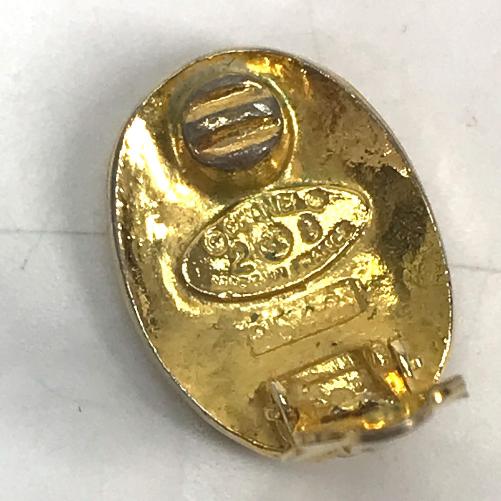 CHANEL Earring metal gold vintage CC COCO Mark Women Used Authentic