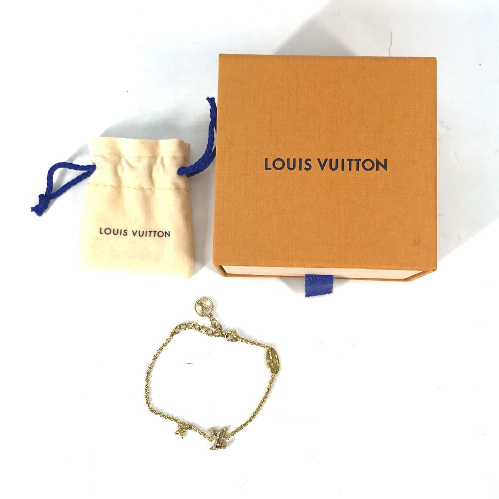 LOUIS VUITTON bracelet M00587 metal gold accessories rhinestones Bracelet LV Iconic Women Used Authentic