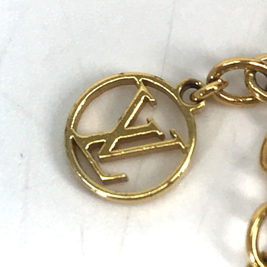 LOUIS VUITTON bracelet M00587 metal gold accessories rhinestones Bracelet LV Iconic Women Used Authentic