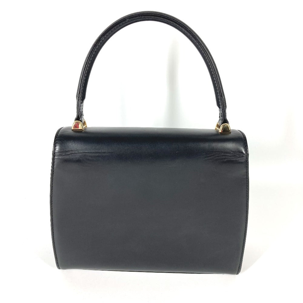 LOUIS VUITTON Handbag M63902 leather black Opera line Athens Women Used Authentic