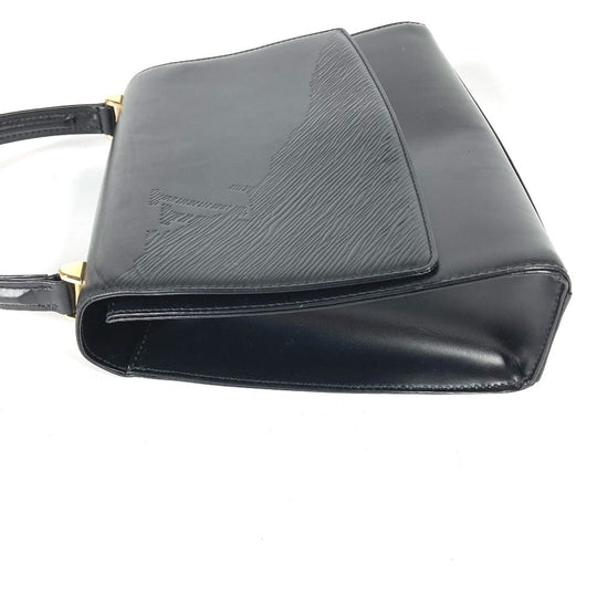 LOUIS VUITTON Handbag M63902 leather black Opera line Athens Women Used Authentic