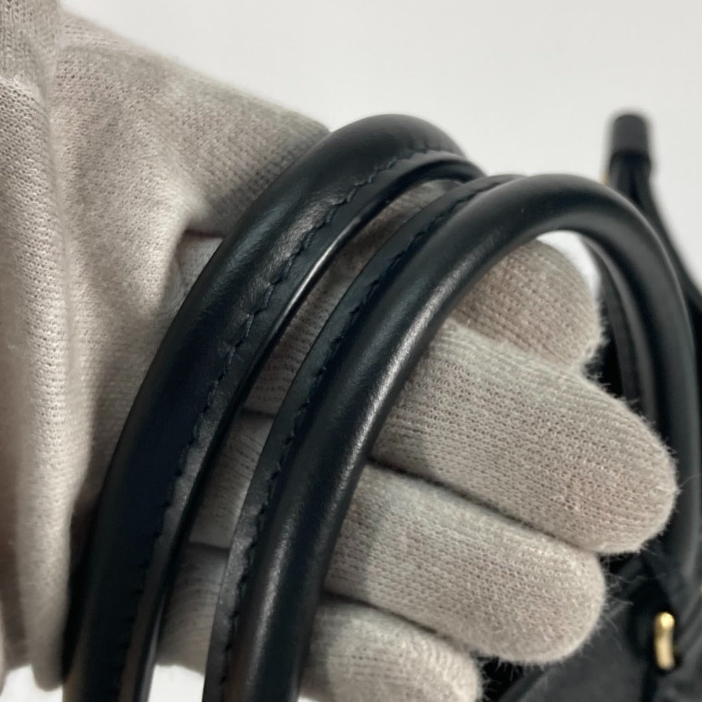 LOUIS VUITTON Tote Bag M44925 Monogram Ann Platt Leather black Monogram Ann Platt On the go GM